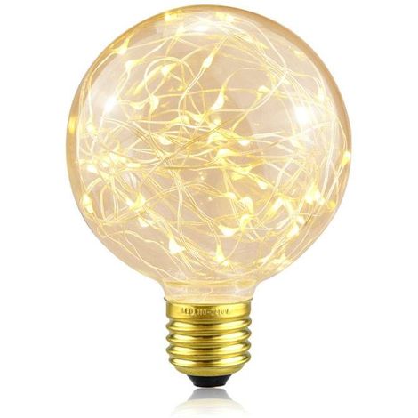 Ampoule LED E27 2W G125 "Fairy Bulb" Blanc Extra Chaud - Blanc Extra Chaud