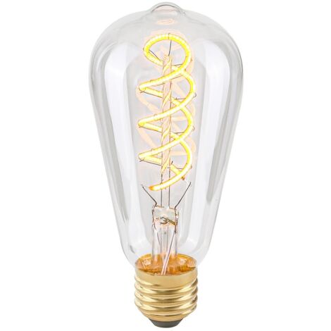 Ampoule LED E27 4W 2200K clair rétro Edison Italux ST64