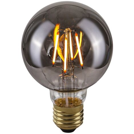 Ampoule LED E27 4W 2200K Edison rétro fumée Italux G80