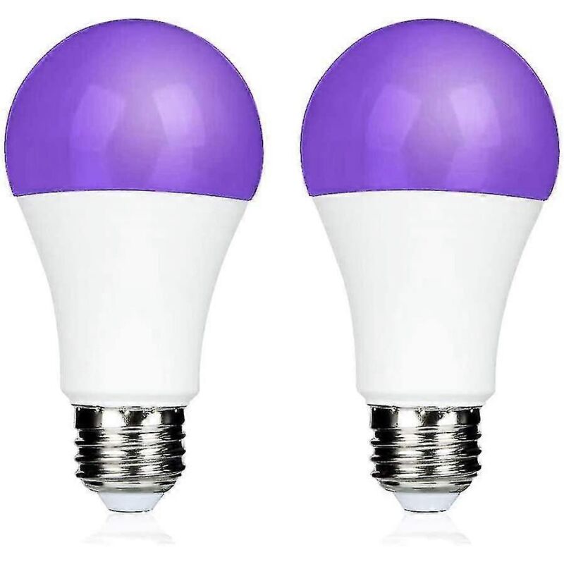 Ampoule LED E27 9W pour soirée néon, lumière noire 395 nm, lumière UV violette, LED UV, lumière UV pour fête, maquillage corporel, anniversaire