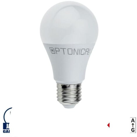 Ampoule LED E27 A60 10W équivalent à 70W - Blanc Chaud 2700K