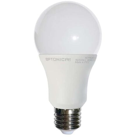 OPTONICA Ampoule E27 15W A65 Équivalent 100W - Blanc du Jour 6000K