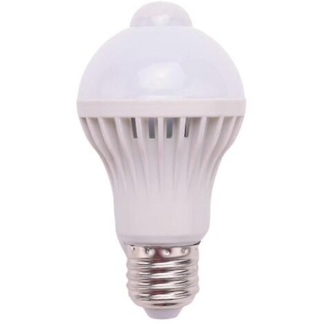 Ampoule LED E27 avec détecteur de mouvement PIR, 5 W