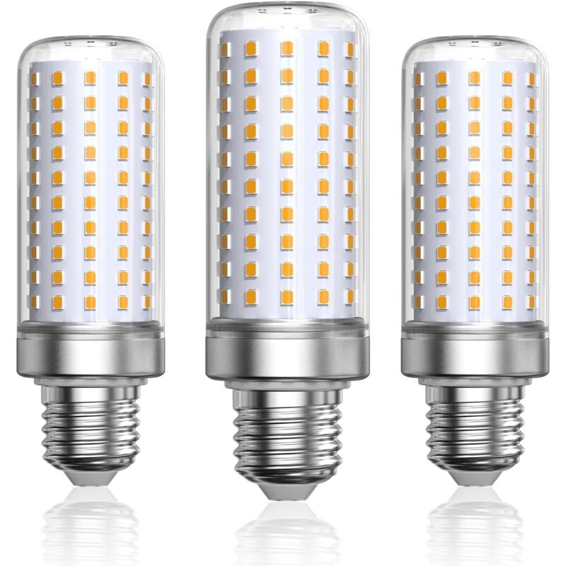 Ampoule LED E27 Blanc Chaud 3000K, 1800LM, Équivaut à Ampoule Halogène 200W Lampe,Ampoules Maïs Lampe Led E27 pour salon, lustre, porche (Non