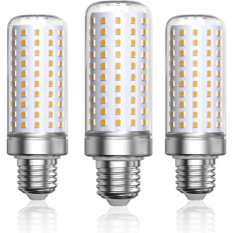Ersandy - Ampoule led E27 Blanc Chaud 3000K, 1800LM, Équivaut à Ampoule Halogène 200W Lampe,Ampoules Maïs Lampe Led E27 pour salon, lustre, porche