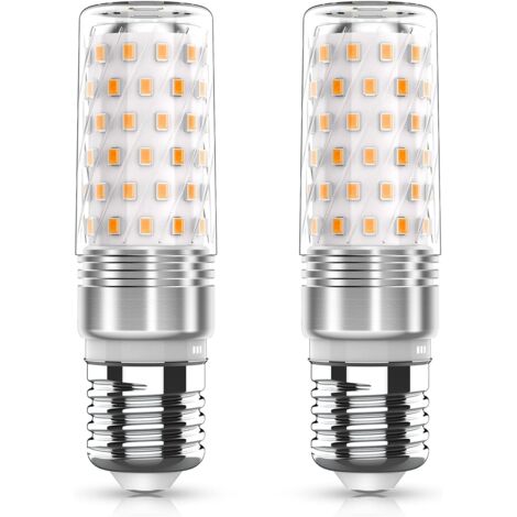 Ampoule LED E27 Blanc Chaud , 7W ampoule e27 Équivalent 150W Lampe Halogène, Non-dimmable, E27 Maïs LED, Lot de 2