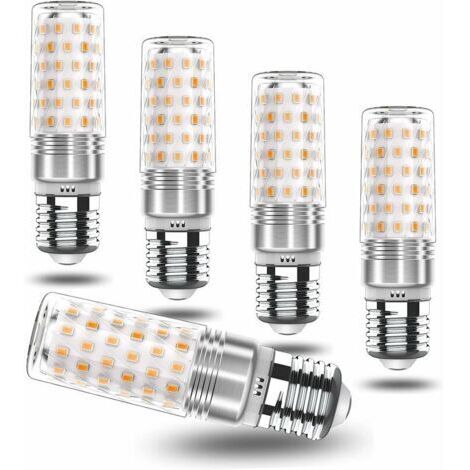 Ampoule LED E27 Blanc Froid 6000K 1600LM, Ampoule LED d'intérieur 16W E27 équivalente à un halogène de 150W, AC 220-240V, non dimmable, Grande lampe épis de maïs LED E27 à montage à vis, Paquet de 4