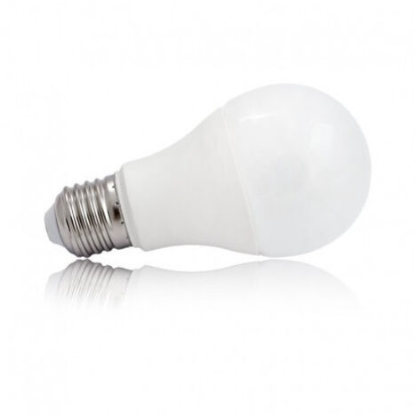 Ampoule LED E27 Bulb opale blanc chaud 6W (55W) 3000°K