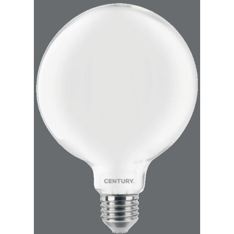 Ampoule Led E27 De 8w Globe Satiné Diam 9.5