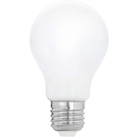 Ampoule LED E27 dimmable, lampe Milky en verre opaque, 4 watts, 806 lumens, blanc chaud, 2700 Kelvin, A60, Ø 6 cm