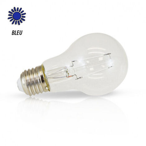Ampoule LED E27 Filament 2W Bleue