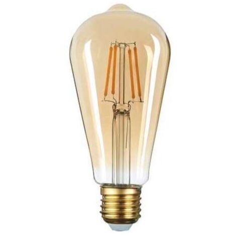 Ampoule LED E27 Filament 6W ST64 Edison - Blanc Chaud 2300K - 3500K - SILAMP