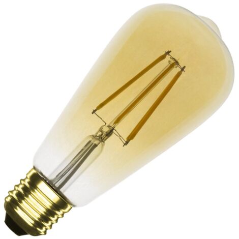 Ampoule LED E27 Filament Dimmable 5.5W ST64 Gold Big Lemon