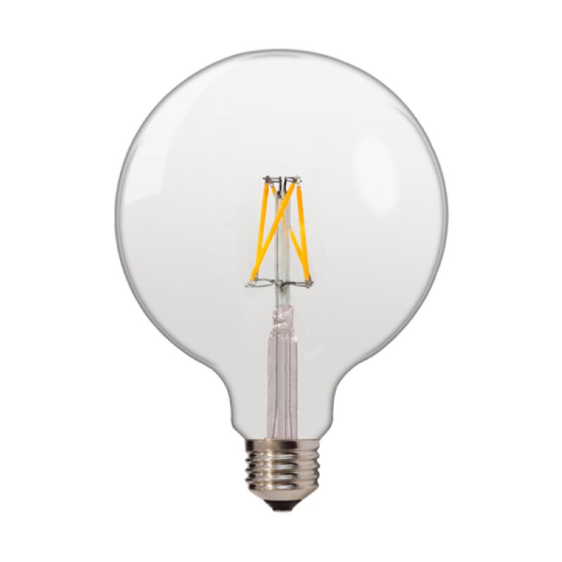 Silamp - Ampoule led E27 G125 6.5W Filament - Blanc Chaud 2300K - 3500K