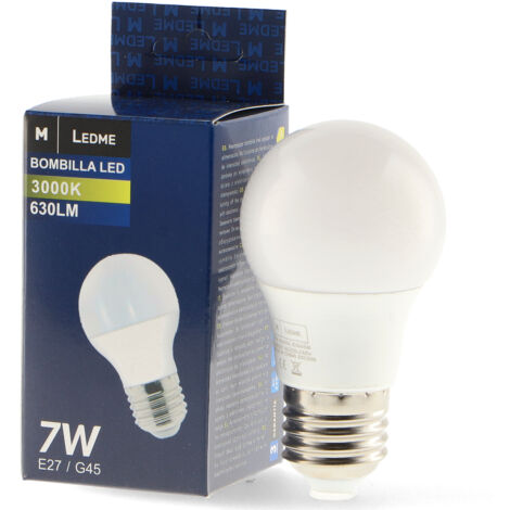 Ampoule LED E27 G45 7W 4500K - Ledme - LM7005