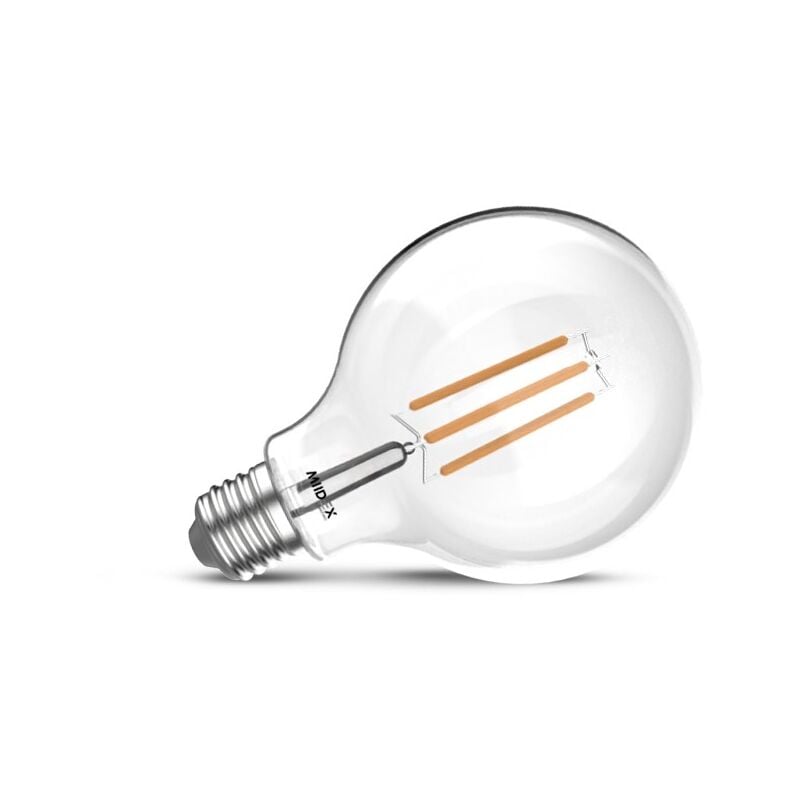 Ampoule led E27 Globe 10W cob Filament G95 Miidex Lighting blanc-chaud-2700k - non-dimmable
