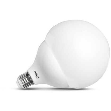 Ampoule LED E27 Globe 20W G120 Miidex Lighting®  blanc-froid-6500k - non-dimmable