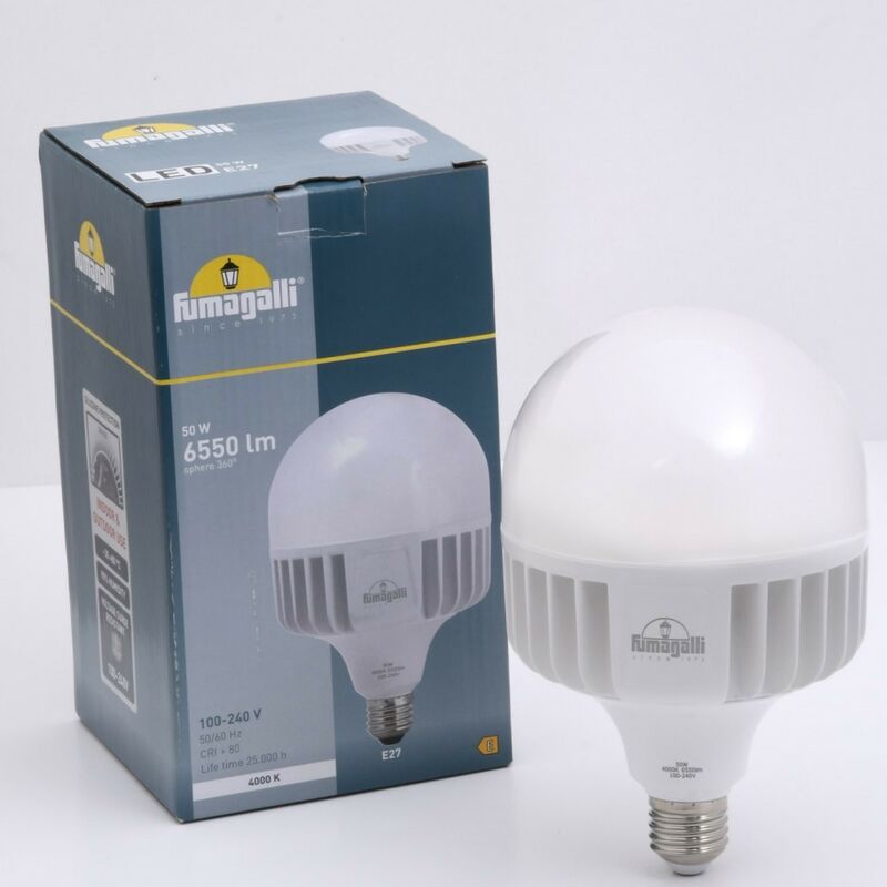 Ampoule led E27 haute puissance - 50W Fumagalli 118mm Ampoule led E27 haute puissance - 50W Fumagalli 118mm