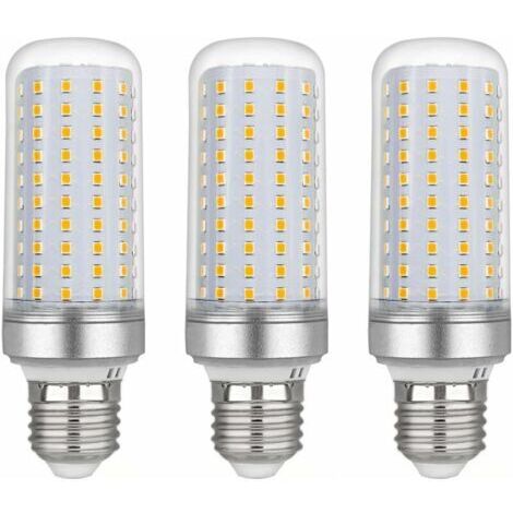 Ampoule Led E27 Maïs 30w, AC175-265V, Blanc Chaud 3000K 2500LM, Non Dimmable, 300W Ampoule Halogène Équivalent, Ampoule Maïs Led pour Lustres, Plafonniers, Lampes de Table et Lampadaires, Lot de 3