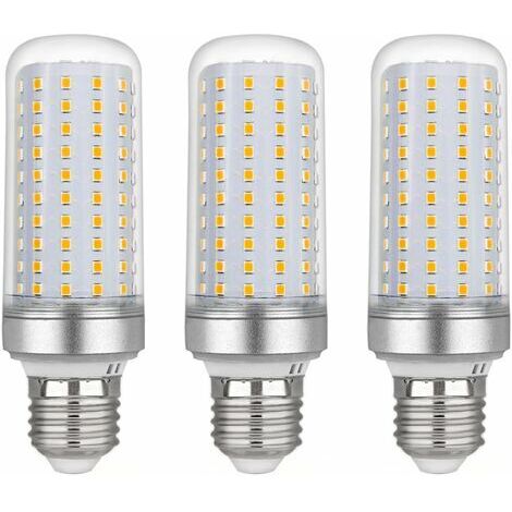 Ampoule Led E27 Maïs 30w, AC175-265V, Blanc Chaud 3000K 2500LM, Non Dimmable, 300W Ampoule Halogène Équivalent, Ampoule Maïs Led pour Lustres, Plafonniers, Lampes de Table et Lampadaires, Lot de 3