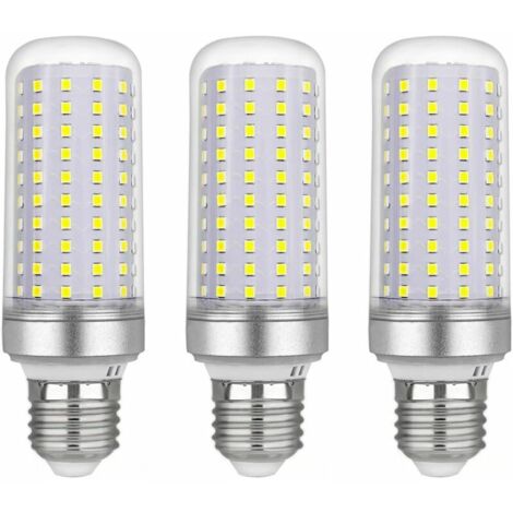 Ampoule Led E27 Maïs 30w, AC175-265V, Blanc Froid 6000K 2500LM, Non Dimmable, 300W Ampoule Halogène Équivalent, Ampoule Maïs Led pour Lustres, Plafonniers, Lampes de Table et Lampadaires, Lot