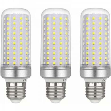 Ampoule Led E27 Maïs 30w, AC175-265V, Blanc Froid 6000K 2500LM, Non Dimmable, 300W Ampoule Halogène Équivalent, Ampoule Maïs Led pour Lustres, Plafonniers, Lampes de Table et Lampadaires, Lot de 3