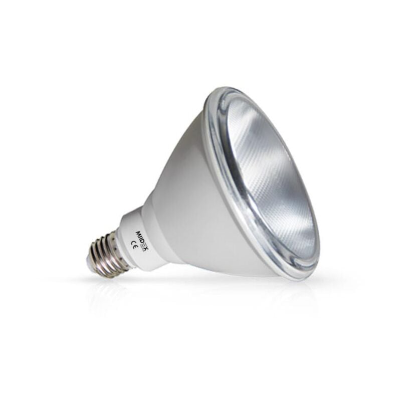 Ampoule led E27 PAR38 15W IP65 Miidex Lighting blanc-neutre-4000k - non-dimmable