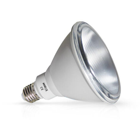 Ampoule LED E27 PAR38 15W IP65 Miidex Lighting® blanc-neutre-4000k - non-dimmable
