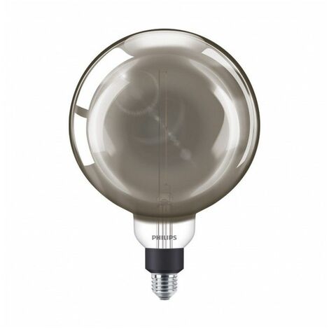Ampoule LED E27 Philips décorative à filament - LED giant 25W E27 G200 4000K smoky D - Teintée gris
