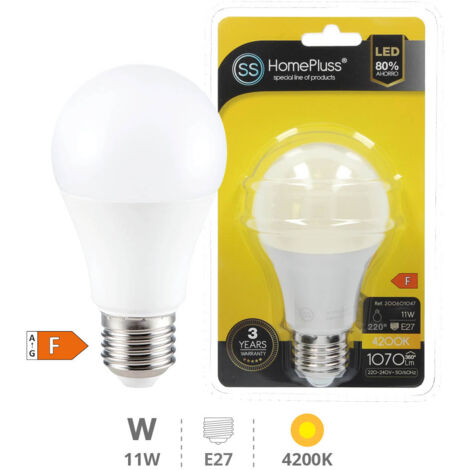 AMPOULE LED E27 STANDARD - 11W BLANC BRILLANT