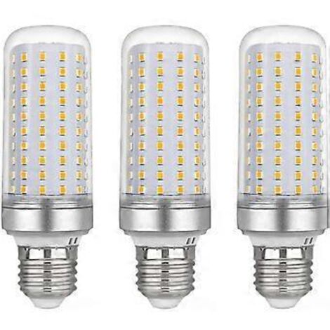 Ampoule LED E27 type maïs 30 W, AC175-265 V, blanc chaud 3000 K 2500 lm, non dimmable, équivalent halogène 300 W, ampoule LED type maïs pour lustres, Cei