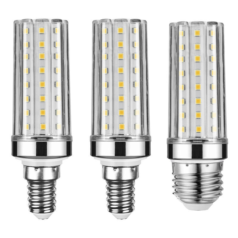 Ampoule led E27/14 Maïs Blanc Chaud 3000K, 24/20W Équivalent Halogène lot de 3 110mm