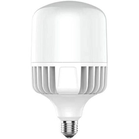 Ampoule LED E40-60W - Blanc froid 6500K - 6000 lumens - Design turbine avec dissipateur thermique, culot E40, blanc
