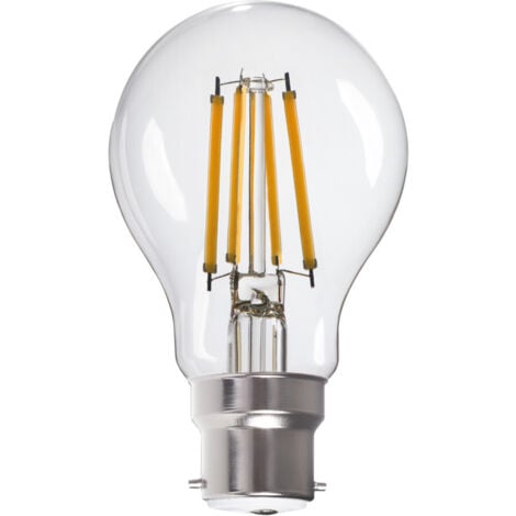 KANLUX Ampoule LED B22 7W A60 équivalent à 60W - Blanc Chaud 2700K