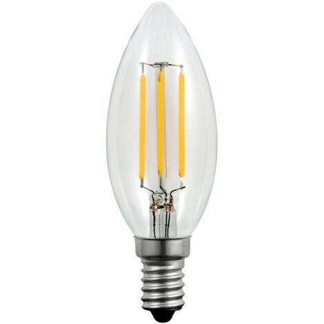 Ampoule LED filament C35 E14 4W 400lm 3000K Polux
