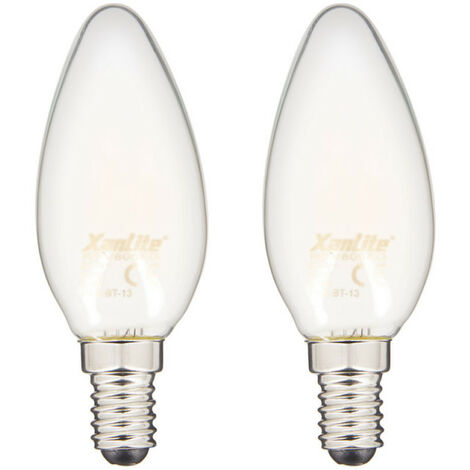 Xanlite - Ampoule LED Filament culot E14 806lm blanc neutre - PACK2RFV806FOCW