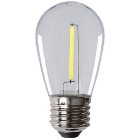 Ampoule LED filament ext. ST45 E27 0,9W vert Kanlux