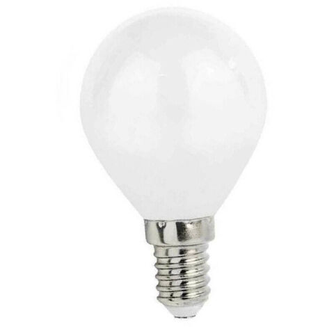 Ampoule Led Filament Mat 4 Watt E14 Lumière Froide Chaude Naturelle Sphère G45b