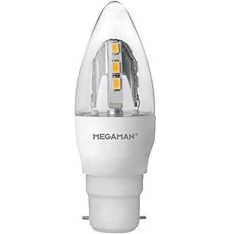 Ampoule LED Filament Megamann Flamme B22 5W 400Lm 2800K