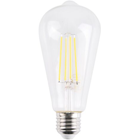 Ampoule LED filament ST64 E27 7,5W 4000K 1055lm Polux