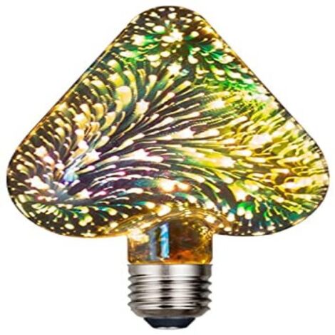 Ampoule LED filament style Edison 3W E27 forme cœur , Blanc chaud 3000K