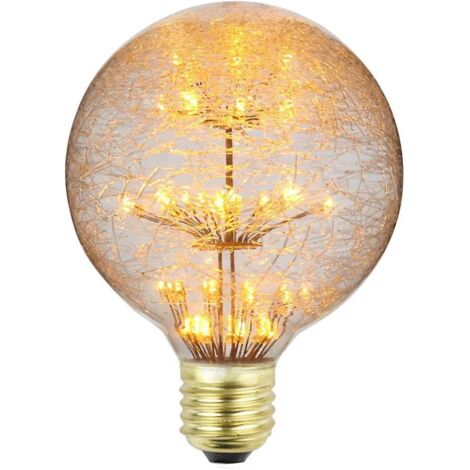 Ampoule LED Fireword Moon RGB E27 Blanc chaud 3W 220 / 240V, Verre, E27, 3,00W 230,00