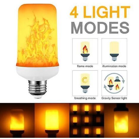 ampoule Led Flamme 7w E27 Ampoule Led Flamme  Conomie D'nergie Dcoration Pour Intrieur Ou Extrieur, Maison, Jardin