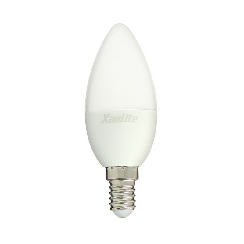 Xanlite - Ampoule led flamme, culot E14, 5,3W cons. (40W eq.), lumière blanc chaud - EV470F