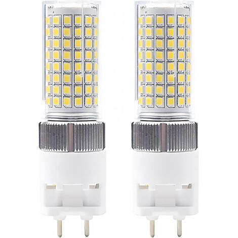 Ampoule LED G12 16W, culot en forme de maïs, 220-240V, dimmable, 6000K, convient pour l'éclairage public, l'éclairage d'entrepôt et , paquet de 2.