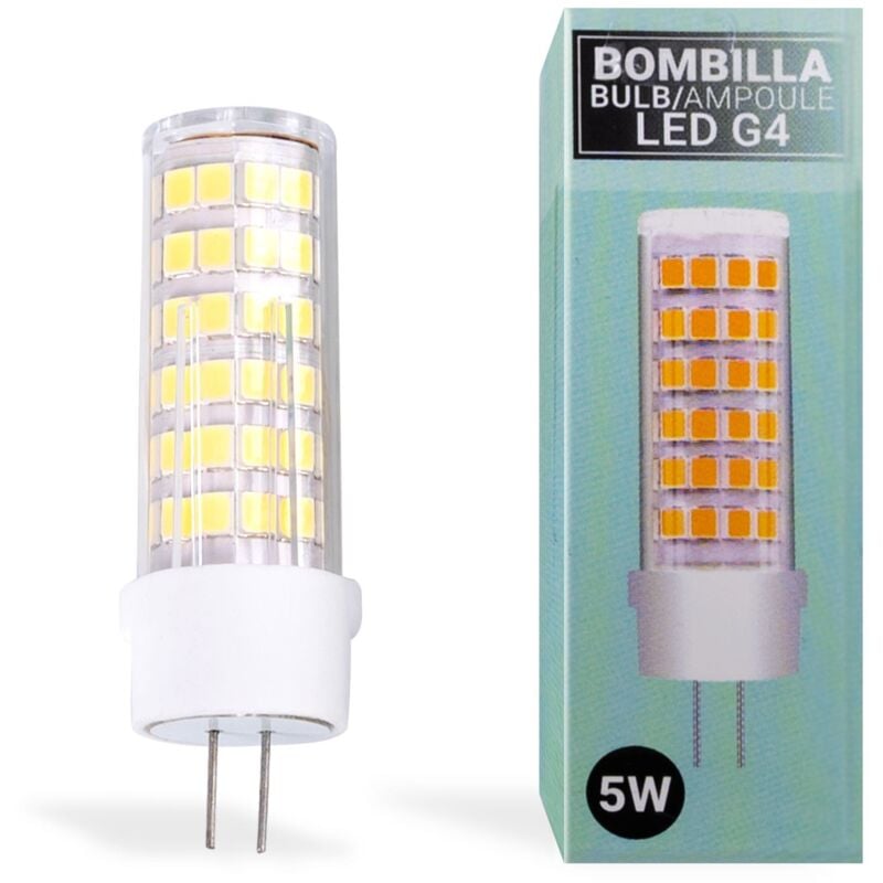 Barcelona Led - Ampoule led G4 bi-pin 12V ac/dc - 5W - Blanc Froid