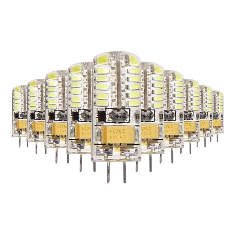 Silumen - Ampoule led G4 12V 3W SMD2835 24LED 360° - Pack de 10 / Blanc Neutre