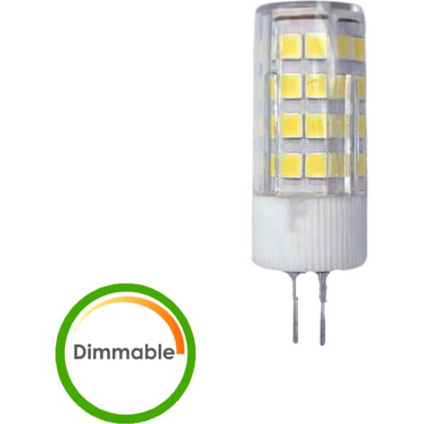 Ampoule LED G4 5W 220V compatible avec variateur - Blanc Chaud - Transparent
