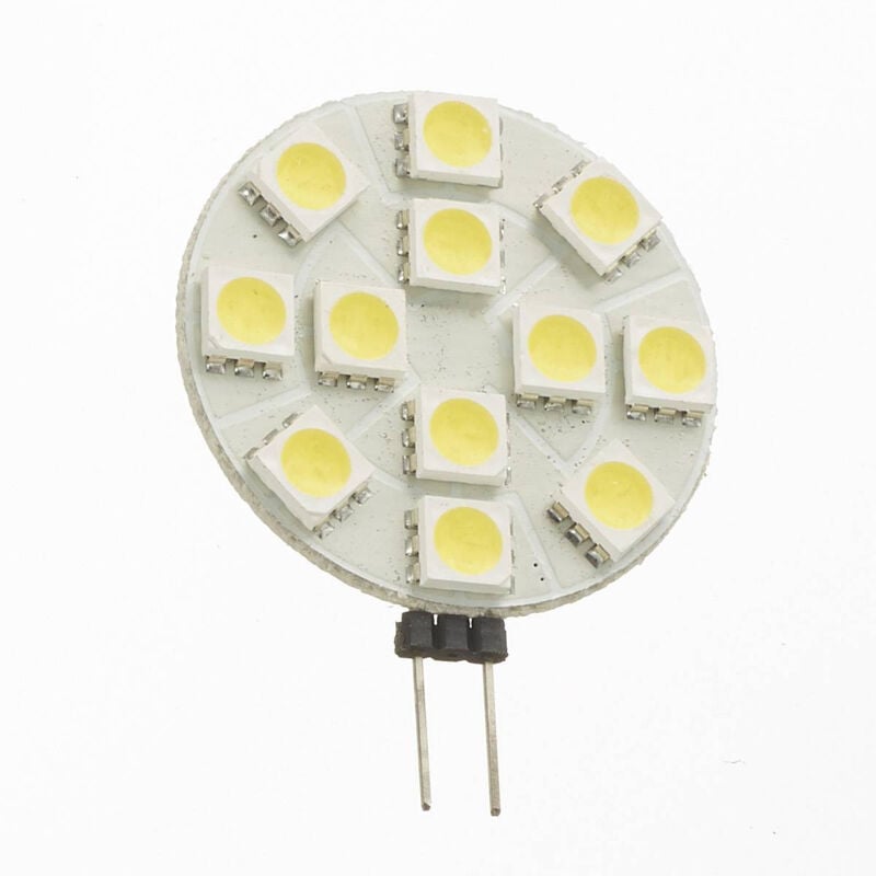 Leclubled - Ampoule led G4 Plat smd 5050 2,7W 180lm (25W) 150° - Blanc Froid 6000K