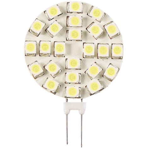 Pack de 10 Ampoule LED G4 à 12 SMD 5050 2.7W 180lm 150° (25W) - Blanc Froid  6000K